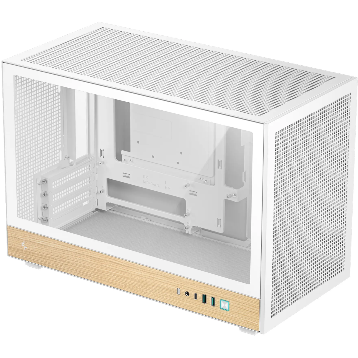 Корпус DeepCool CH260 Wood White -  R-CH260-WHNWM0-G-1