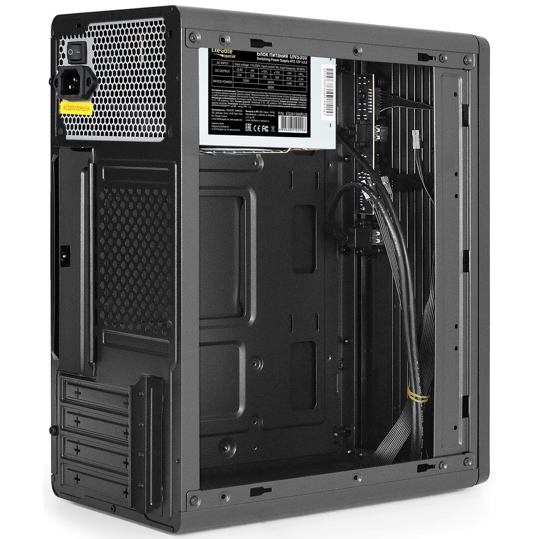 Корпус ExeGate BAA-503U2-UNS350 350W Black - EX300609RUS - фото 5