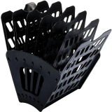 Лоток для бумаг BRAUBERG Basic Black (237019)