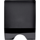 Лоток для бумаг BRAUBERG Style Black (238105)