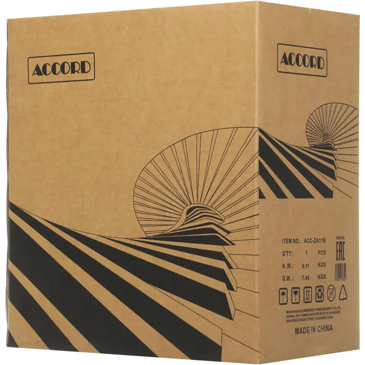 Корпус ACCORD ACC-ZA11B Black - фото 15