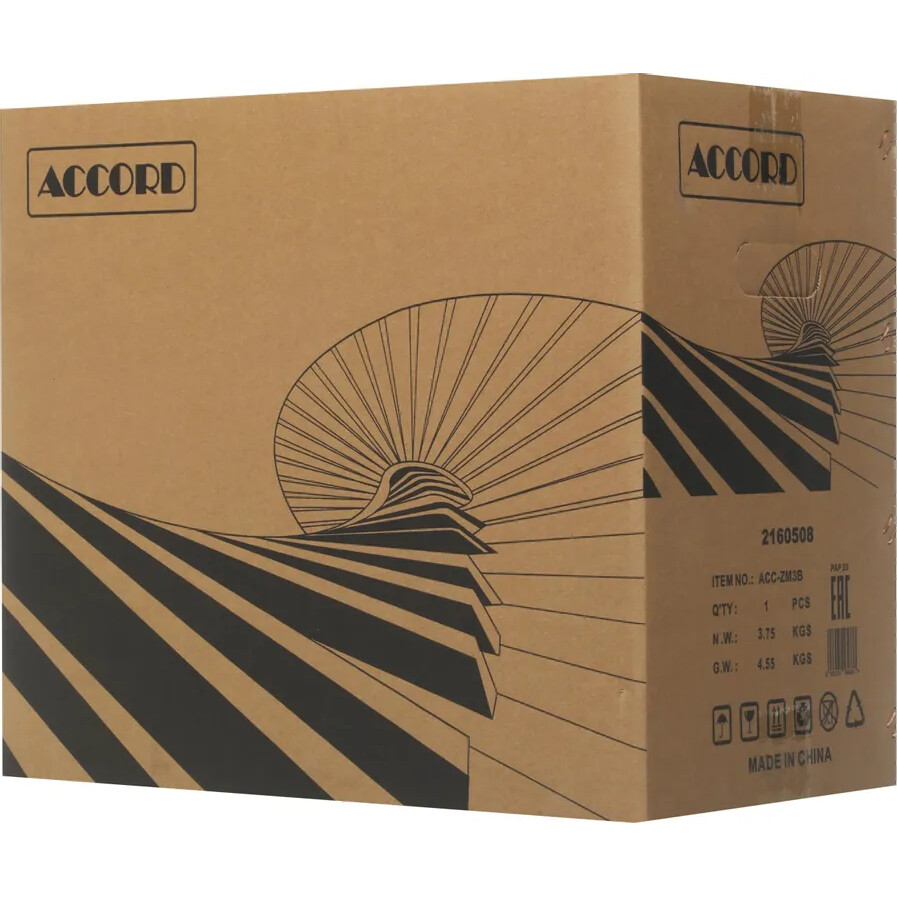 Корпус ACCORD ACC-ZM3B Black - фото 17