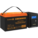 ИБП ExeGate SineTower SZ-600.LCD.AVR.1SH + HRL 12-100 (100Ач) (EX296782RUS)