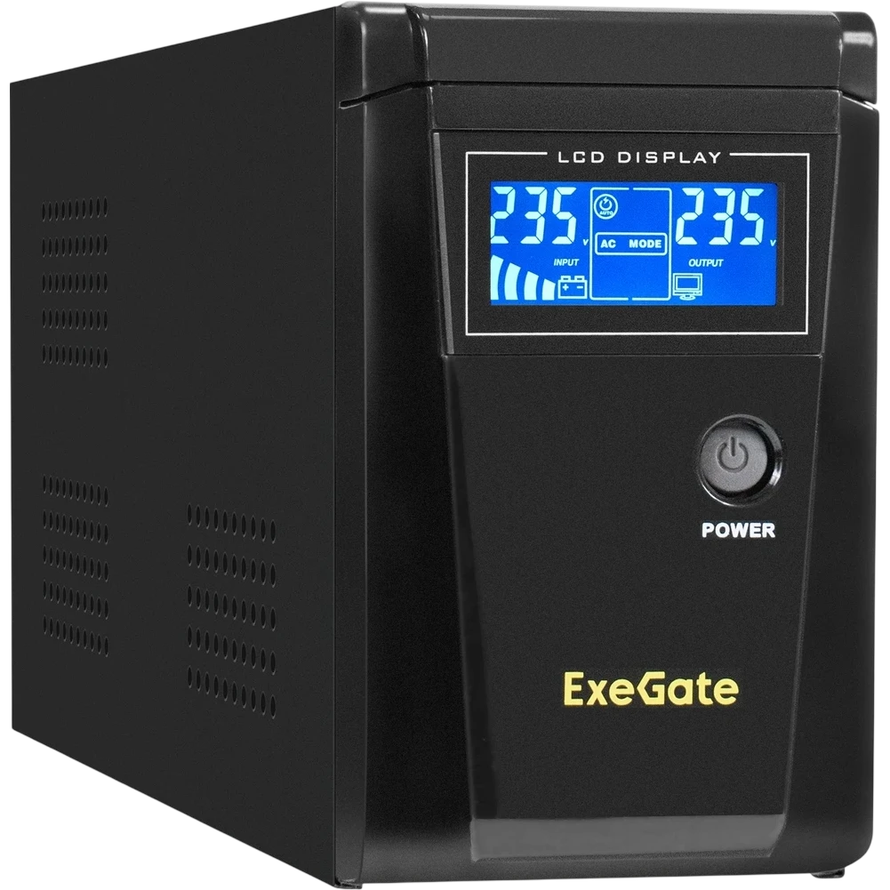 ИБП + батарея ExeGate SineTower SZ-600.LCD.AVR.1SH + DT 1240 (40Ач) - EX296770RUS - фото 2
