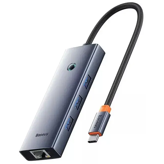 Док-станция Baseus UltraJoy Series 4-Port Space Grey - B0005280B811-11