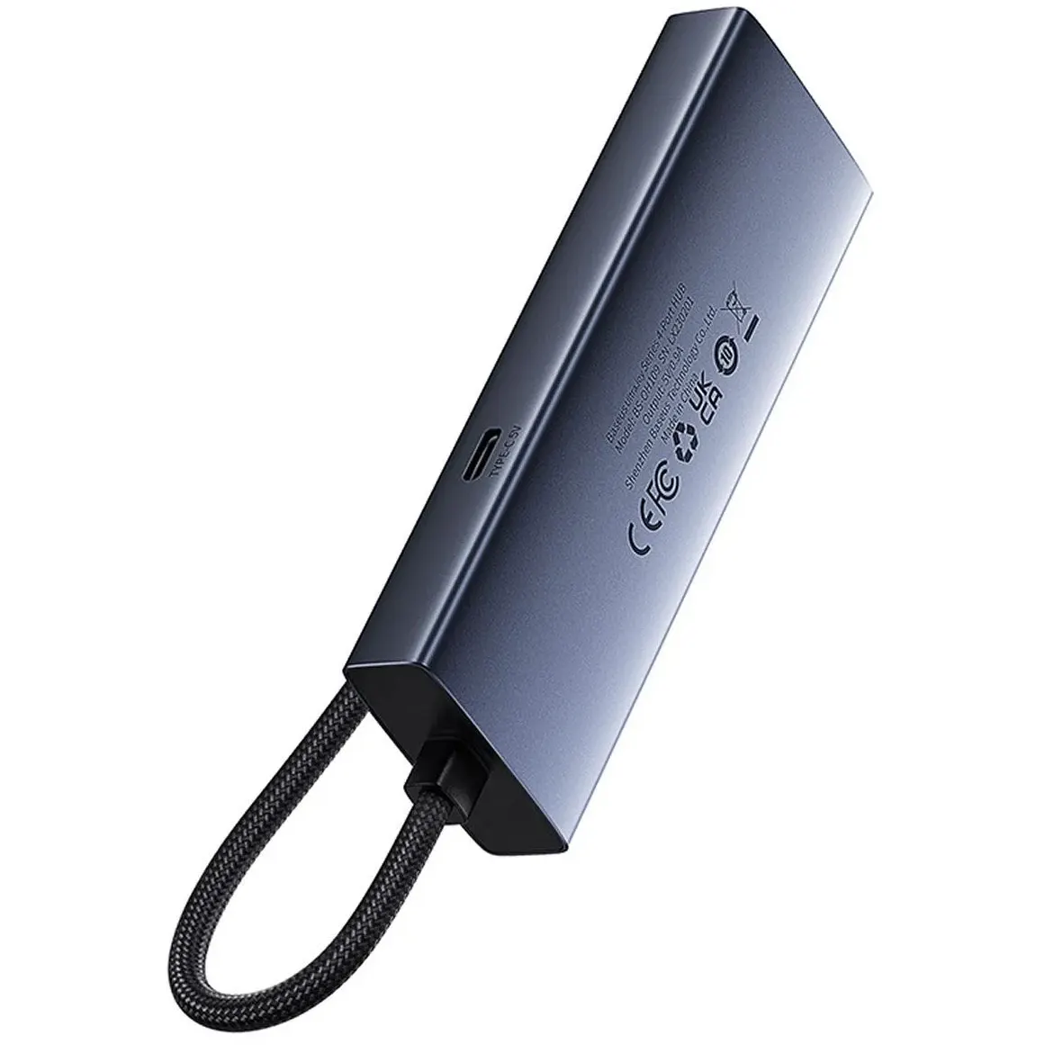 Док-станция Baseus UltraJoy Series 4-Port Space Grey - B0005280B811-11 - фото 2