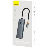 Док-станция Baseus UltraJoy Series 4-Port Space Grey (B0005280B811-11)