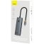 Док-станция Baseus UltraJoy Series 4-Port Space Grey - B0005280B811-11 - фото 3