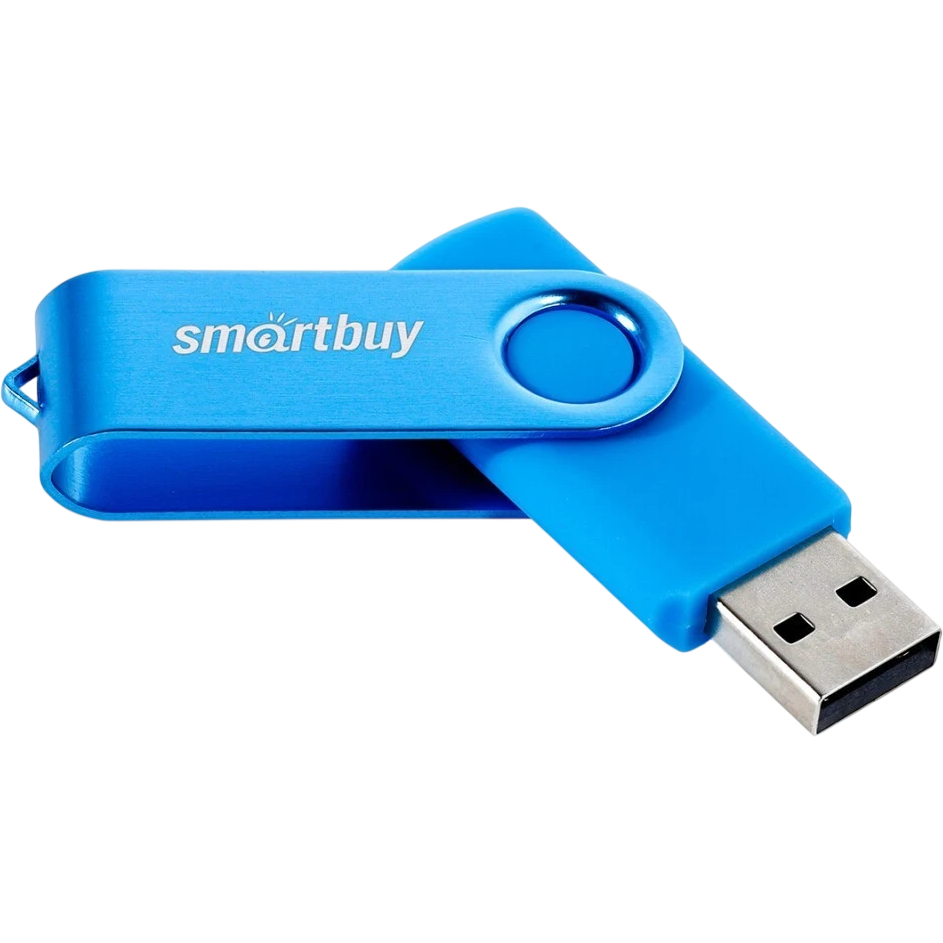 USB Flash накопитель 4GB SmartBuy Twist Black/Blue/Yellow (3 шт.) (SB004GB2TWKBYSET) - фото 3