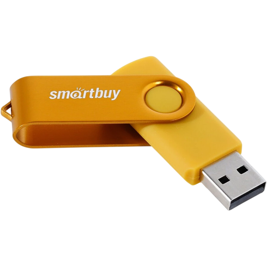 USB Flash накопитель 4GB SmartBuy Twist Black/Blue/Yellow (3 шт.) (SB004GB2TWKBYSET) - фото 4