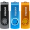 USB Flash накопитель 32GB SmartBuy Twist Black/Blue/Yellow (3 шт.) (SB032GB2TWKBYSET)