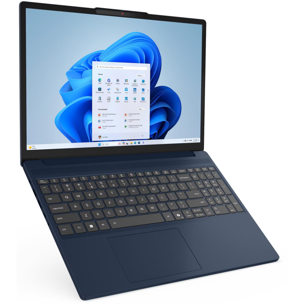 Ноутбук Lenovo IdeaPad Slim 3 15IRH10 Cosmic Blue (83K1008YRM) - фото 2