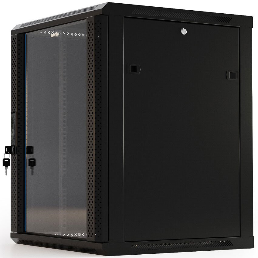 Шкаф Hyperline TWB-FC-1566-GP-RAL9004 - фото 4