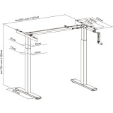 Подстолье Cactus CS-MDF-WT
