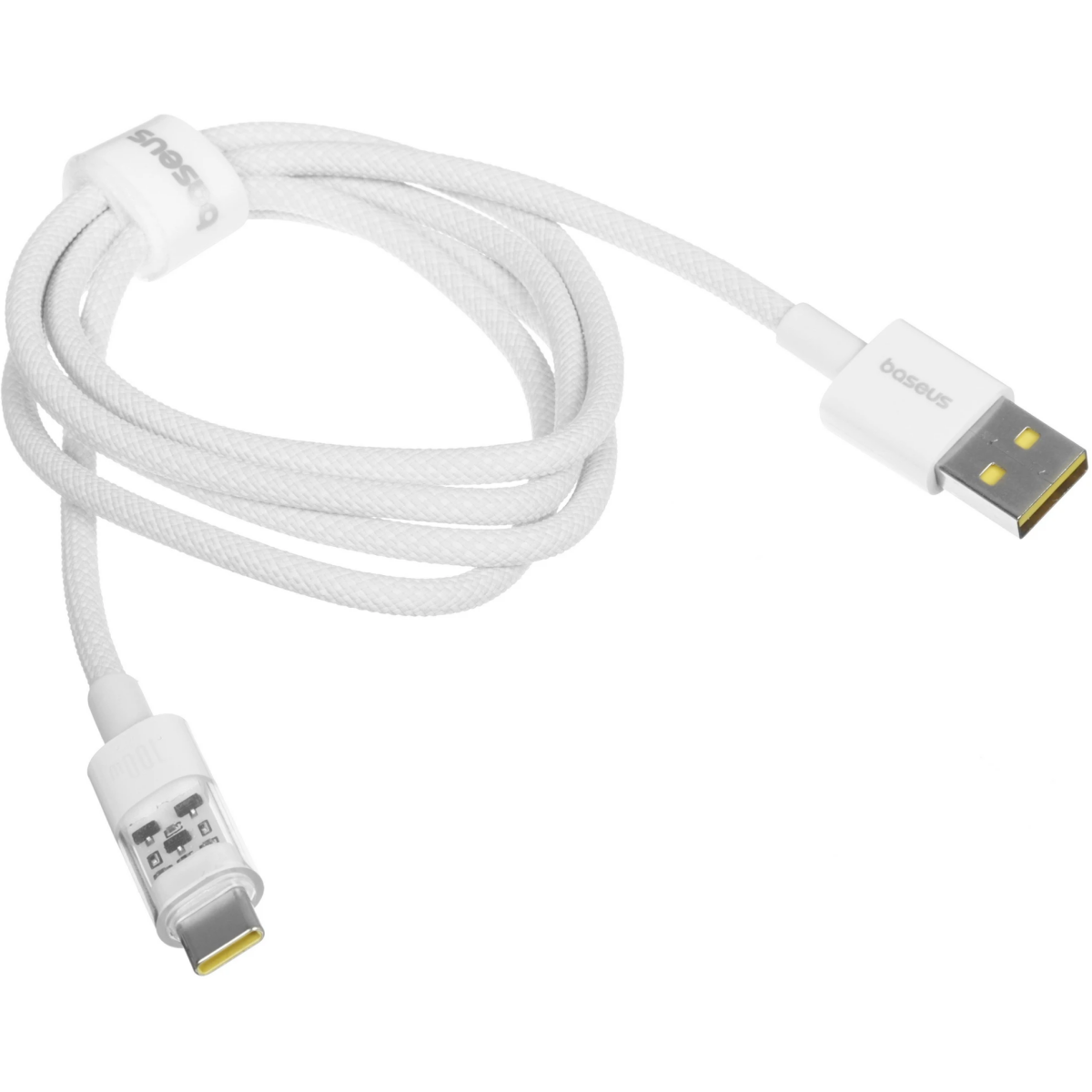 Кабель USB - USB Type-C, 1м, Baseus CB000094 White - P10373002211-00 - фото 5