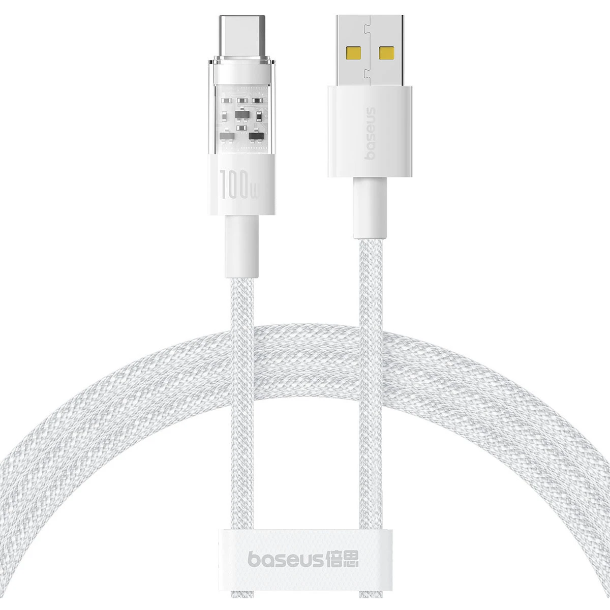 Кабель USB - USB Type-C, 1м, Baseus CB000094 White - P10373002211-00