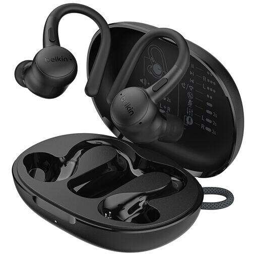 Гарнитура Belkin SoundForm ActiveFit Black - AUC016hqBK - фото 2