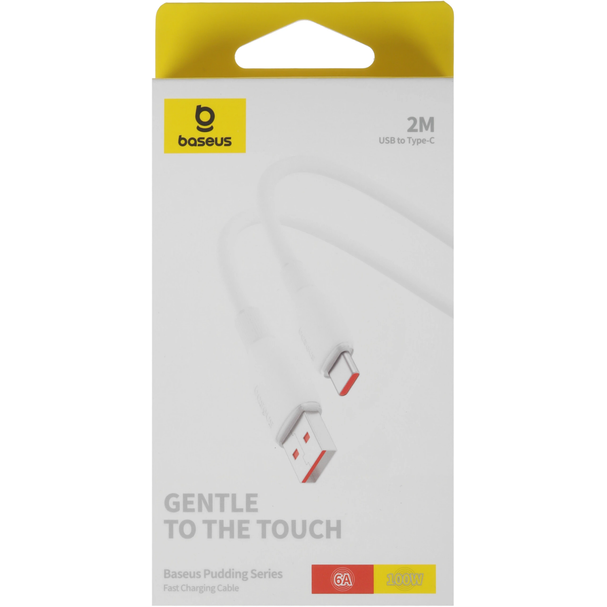 Кабель USB - USB Type-C, 2м, Baseus CB000054 White - P10355703221-B2 - фото 3