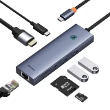 Док-станция Baseus UltraJoy Series 7-Port Space Grey (B00052805813-00)