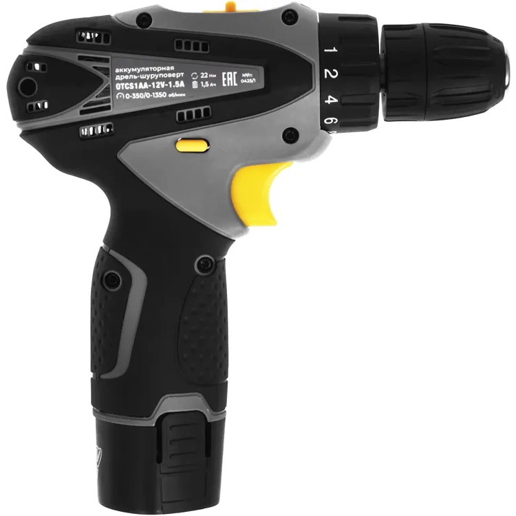 Дрель-шуруповёрт OVK TOOLS OTCS1AA-12V-1.5A - фото 3