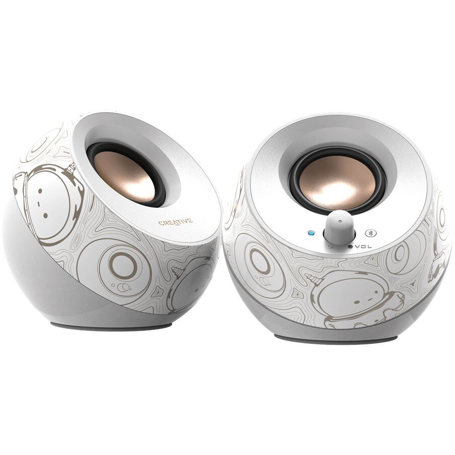 Колонки Creative Pebble V3 White - 51MF1700AA002 - фото 2