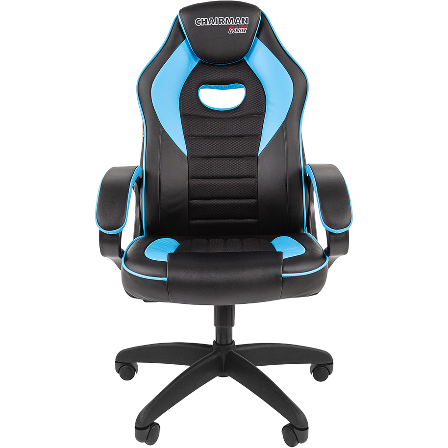 Игровое кресло Chairman Game 16 Black/Blue (7213488) - 00-07213488 - фото 2