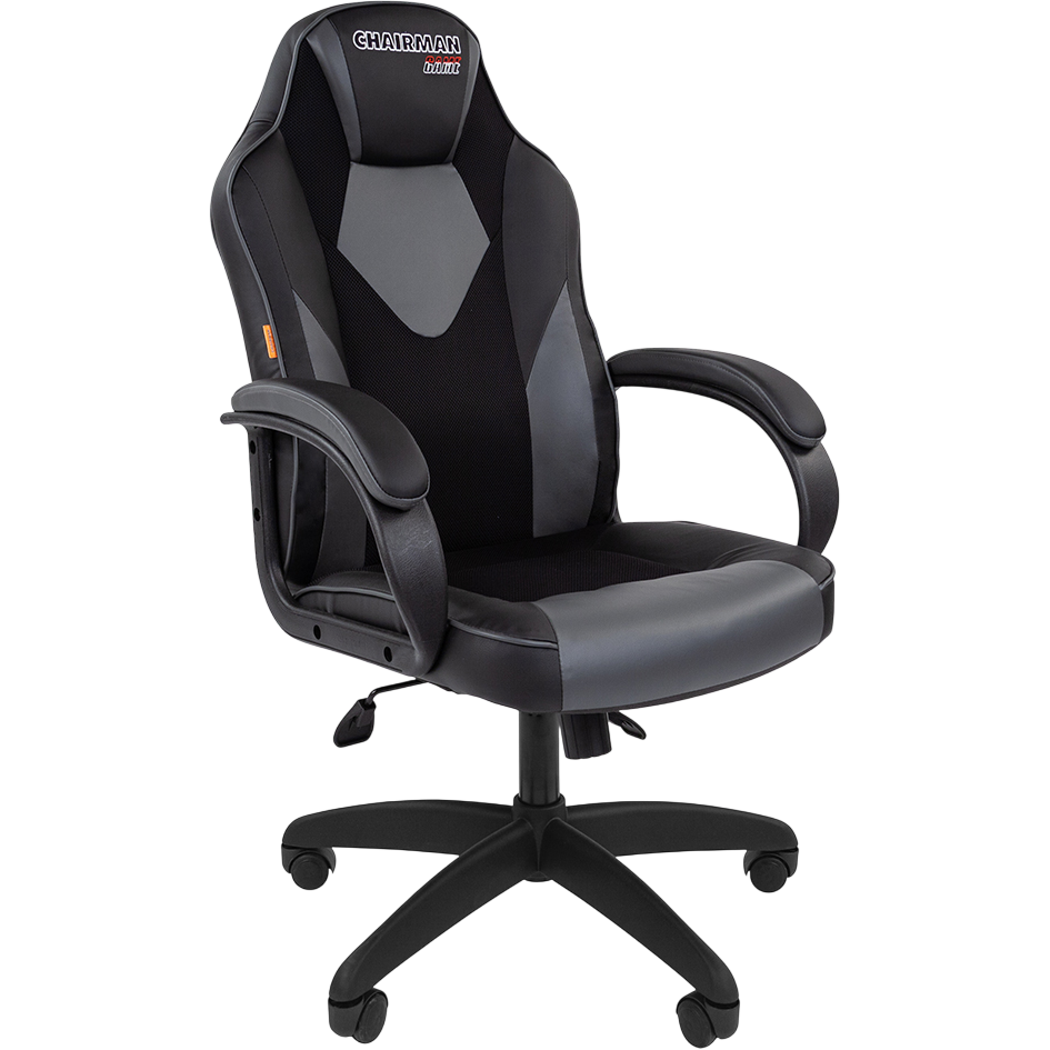 Игровое кресло Chairman Game 17 Black/Grey (7213493) - 00-07213493