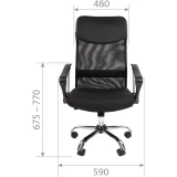 Офисное кресло Chairman 610 Black (7123276) (00-07123276)