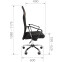 Офисное кресло Chairman 610 Black (7123276) - 00-07123276 - фото 5