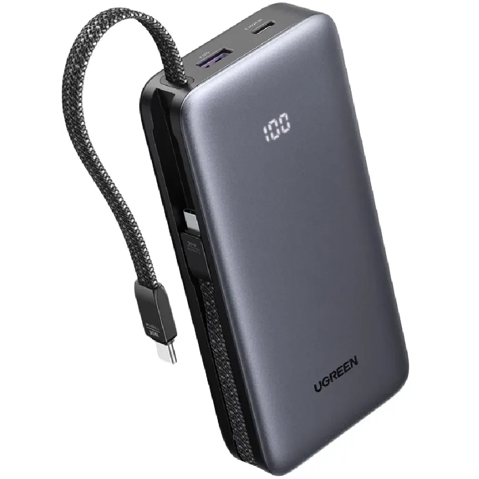 Внешний аккумулятор UGREEN PB528 Space Grey (55985B)