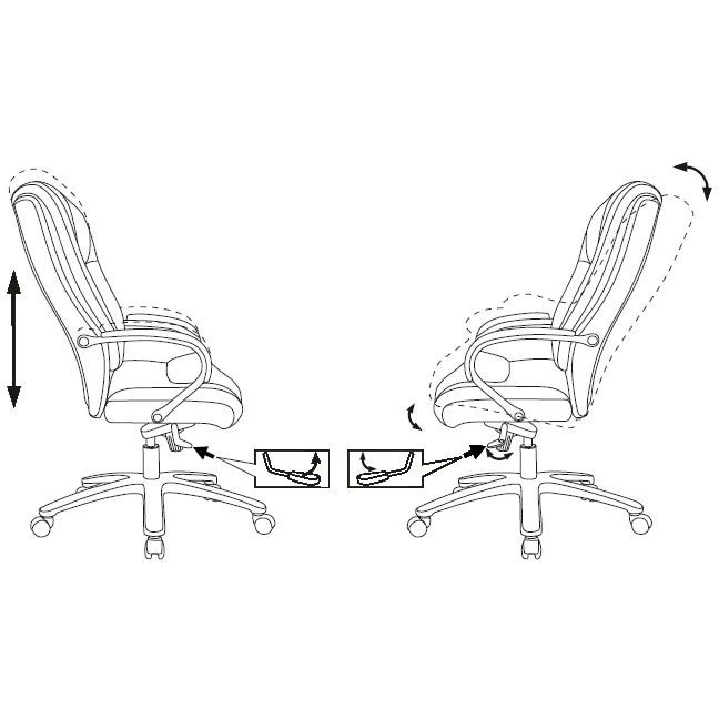 Офисное кресло Бюрократ T-9925SL Holland Black - T-9925SL/HOLLAND-75 - фото 10