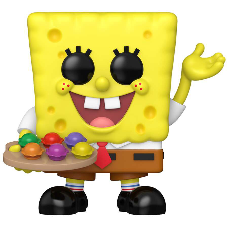 Фигурка Funko POP! Animation SpongeBob S5 SpongeBob with Pretty Patties - 92009 - фото 2
