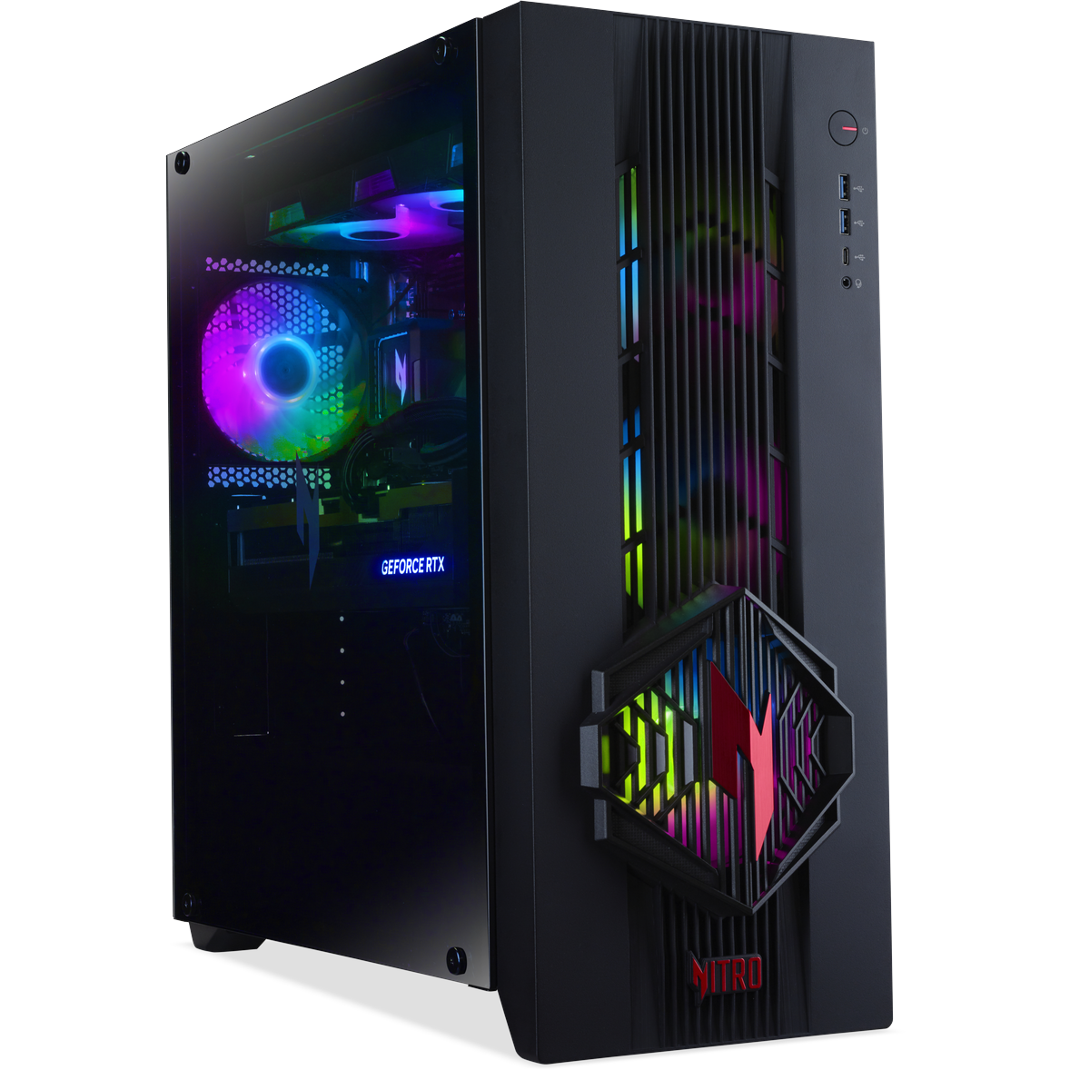 Настольный компьютер Acer Nitro 70 AMD N70X3D-100 (DG.E5ACD.009)