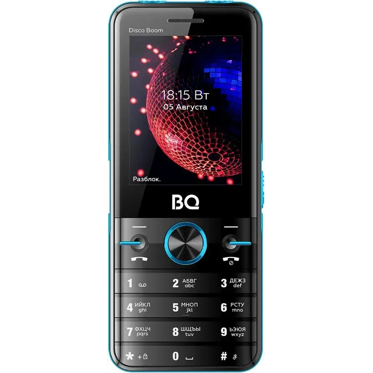 Телефон BQ 2842 Disco Boom Black/Blue - 86193720 - фото 2