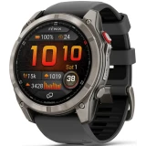 Умные часы Garmin fenix 8 Pro 51mm Sapphire Titanium with Graphite/Black Silicone Band (010-03199-11)