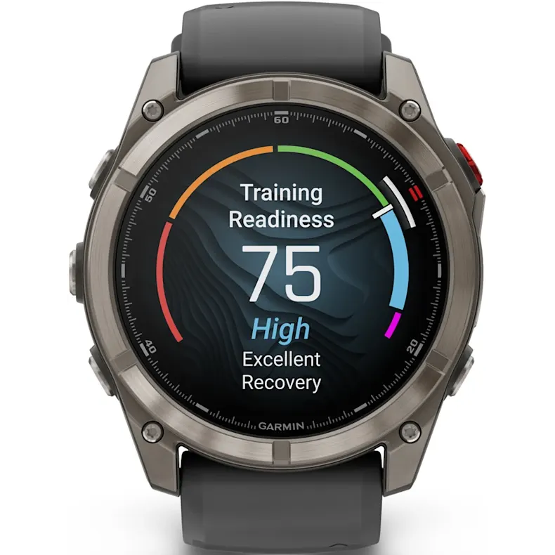 Умные часы Garmin fenix 8 Pro 51mm Sapphire Titanium with Graphite/Black Silicone Band - 010-03199-11 - фото 4