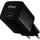 Сетевое зарядное устройство ttec SmartCharger Pro GAN 30W Black (2SCG30S)