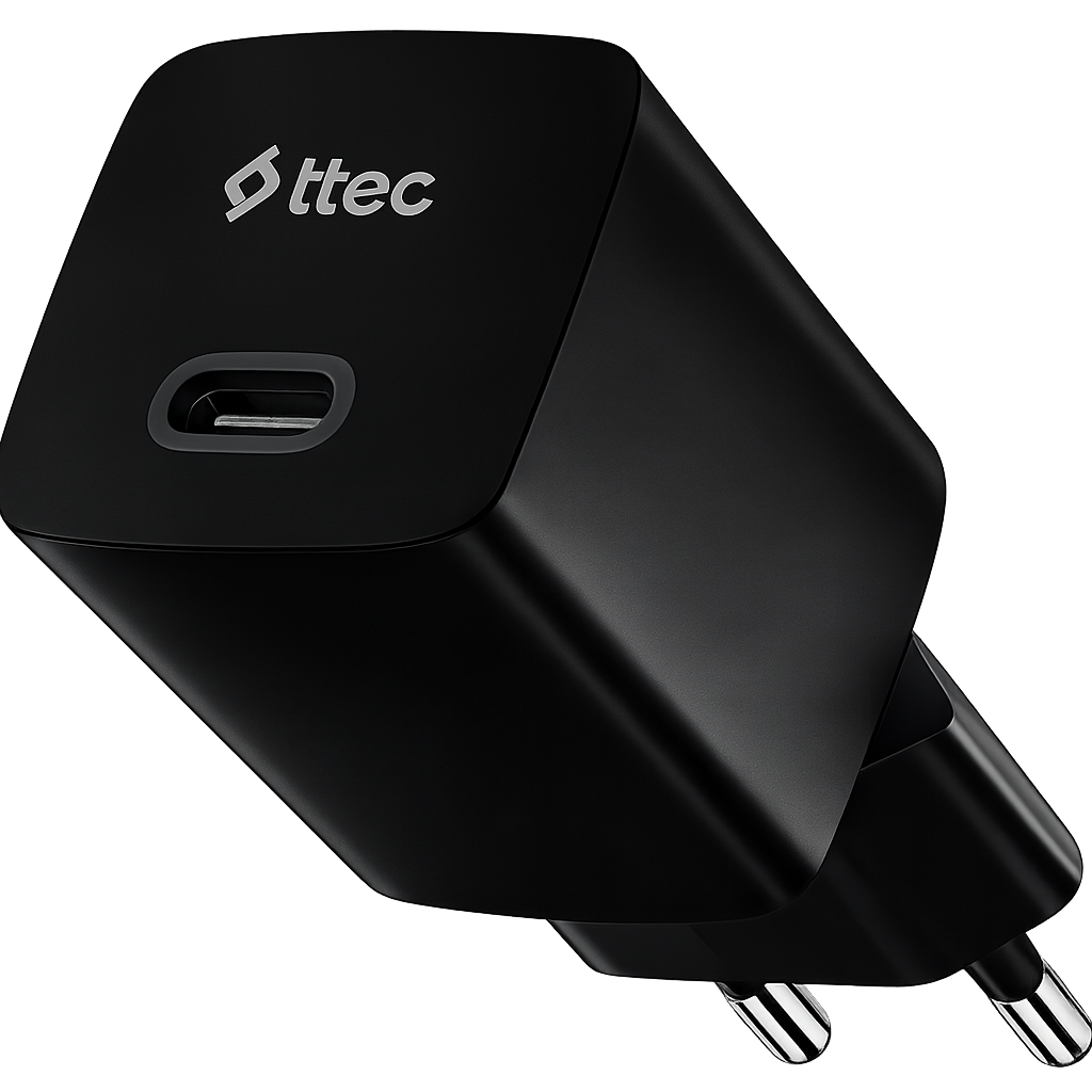 Сетевое зарядное устройство ttec SmartCharger Pro GAN 30W Black - 2SCG30S