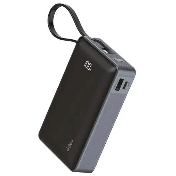 Внешний аккумулятор ttec ReCharger LCD 20.000mAh 65W Grey - 2BB245GR