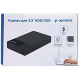 Внешний корпус для HDD Gembird EE3-U3S-2 Black