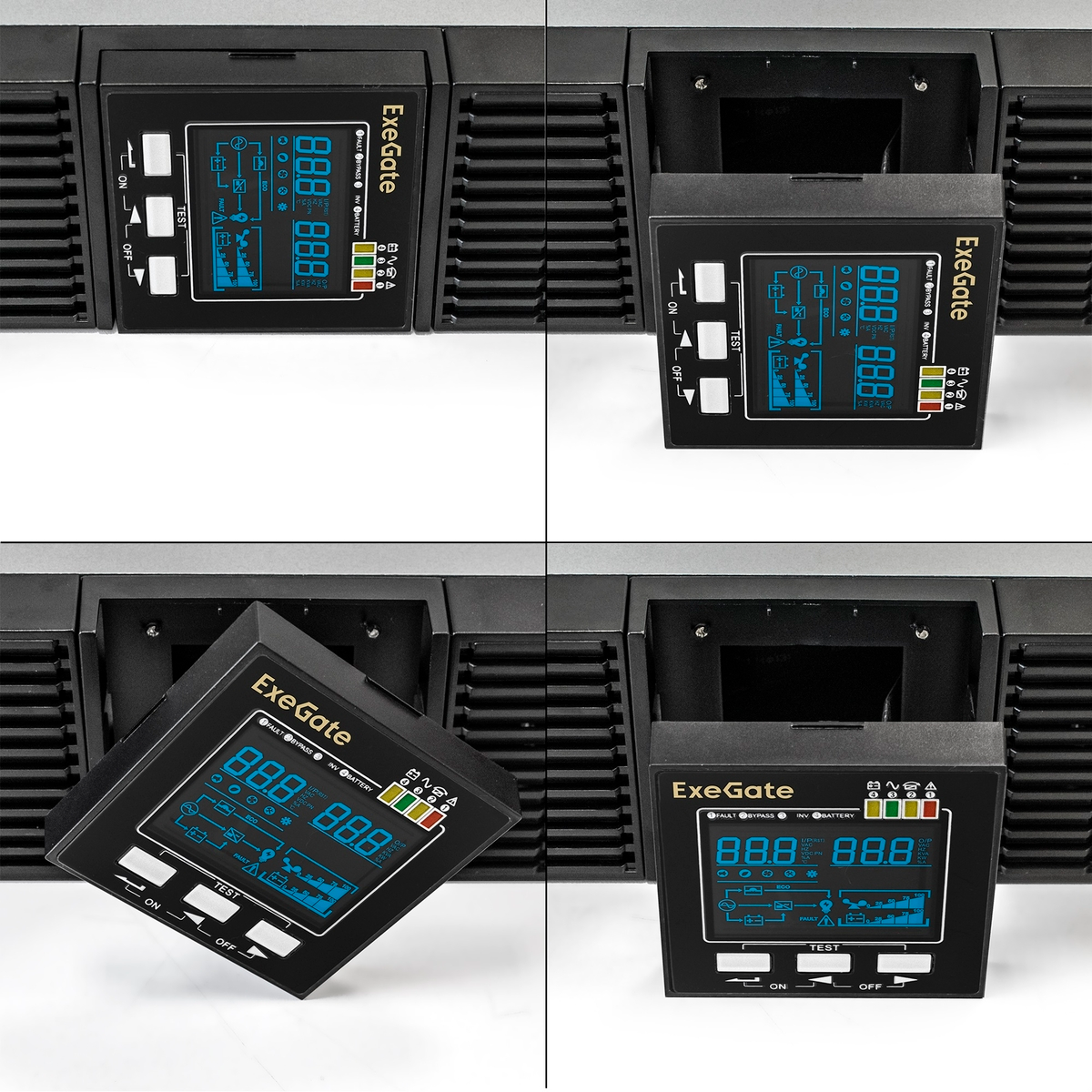 ИБП ExeGate SpecialPro ULS-2000 LED (C13,USB) - EP285647RUS - фото 5