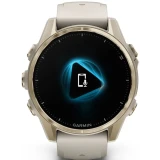 Умные часы Garmin Fenix 8 43mm Soft Gold with Fog Grey/Dark Sandstone Silicone Band (010-02903-11)