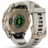 Умные часы Garmin Fenix 8 43mm Soft Gold with Fog Grey/Dark Sandstone Silicone Band (010-02903-11)