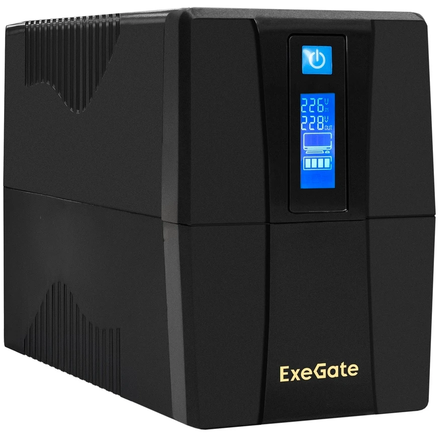 ИБП ExeGate SpecialPro Smart LLB-600.LCD.AVR.2SH.RJ.USB - EP285580RUS