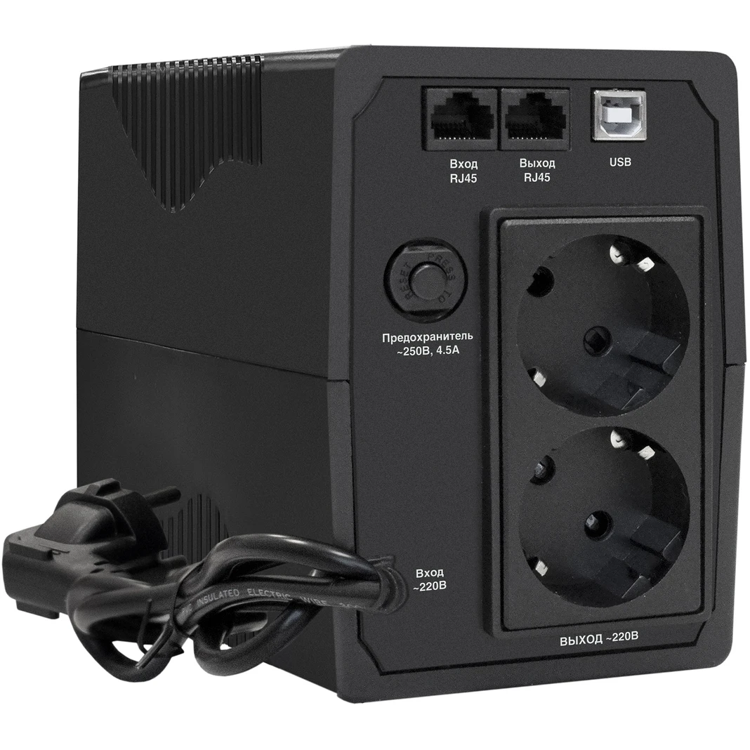 ИБП ExeGate SpecialPro Smart LLB-650 LCD (EURO,RJ,USB) - EP285581RUS - фото 2