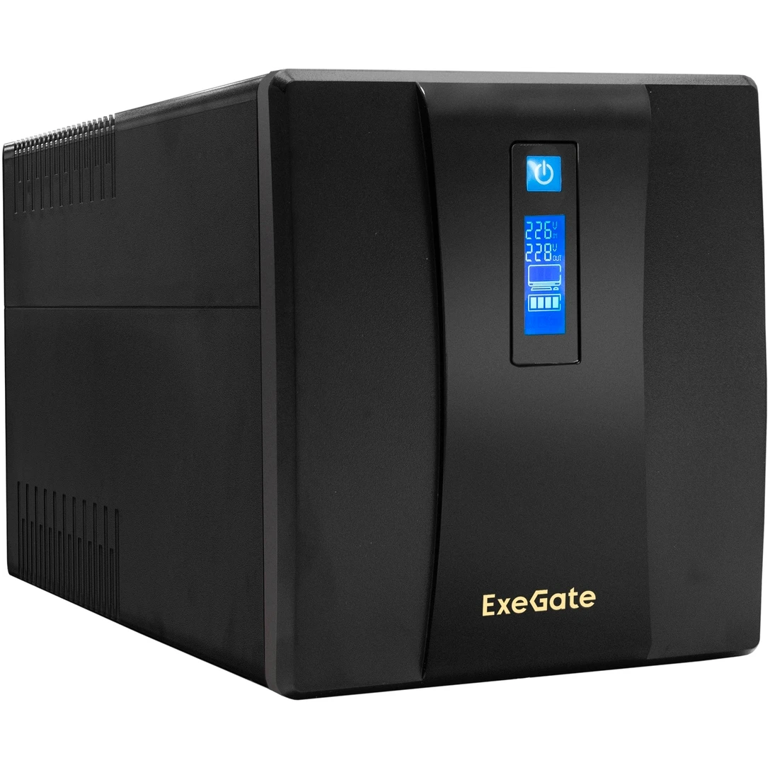 ИБП ExeGate SpecialPro Smart LLB-1600 LCD (EURO,RJ,USB) - EP285511RUS
