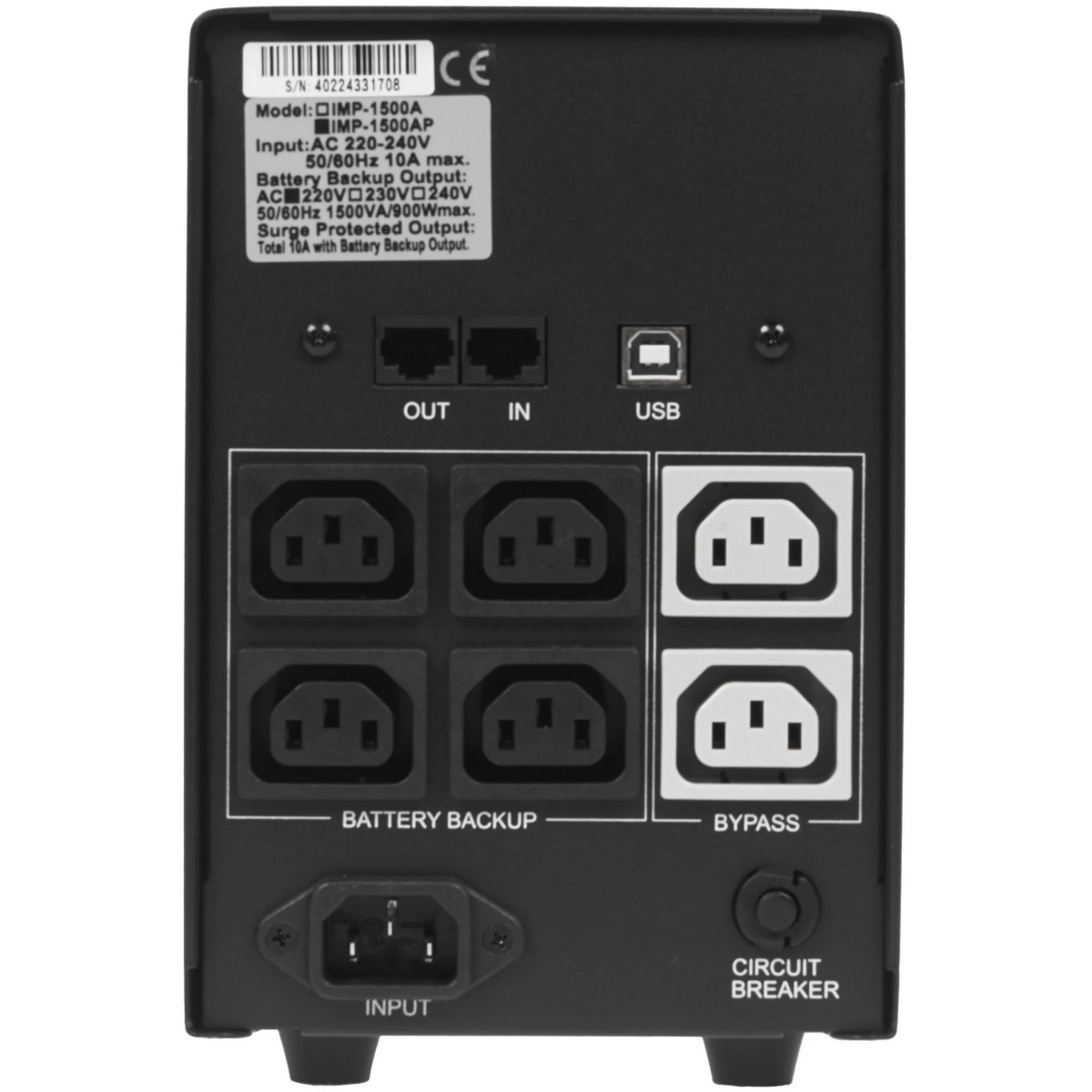 ИБП Powercom Imperial IMP-1500AP - фото 4