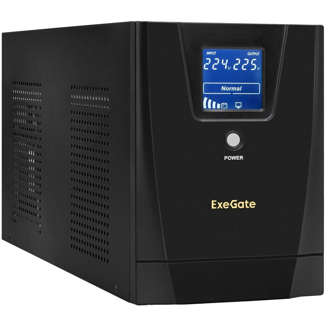 ИБП ExeGate SpecialPro Smart LLB-3000 LCD (EURO,RJ,USB) - EP287660RUS