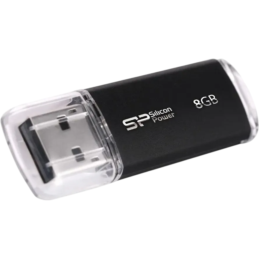 USB Flash накопитель 8GB Silicon Power Ultima II I-series Black (SP008GBUF2M01V1K) - фото 2