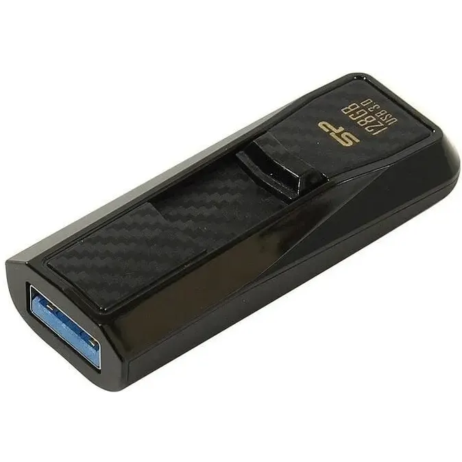 USB Flash накопитель 128GB Silicon Power Blaze B50 Black (SP128GBUF3B50V1K) - фото 2